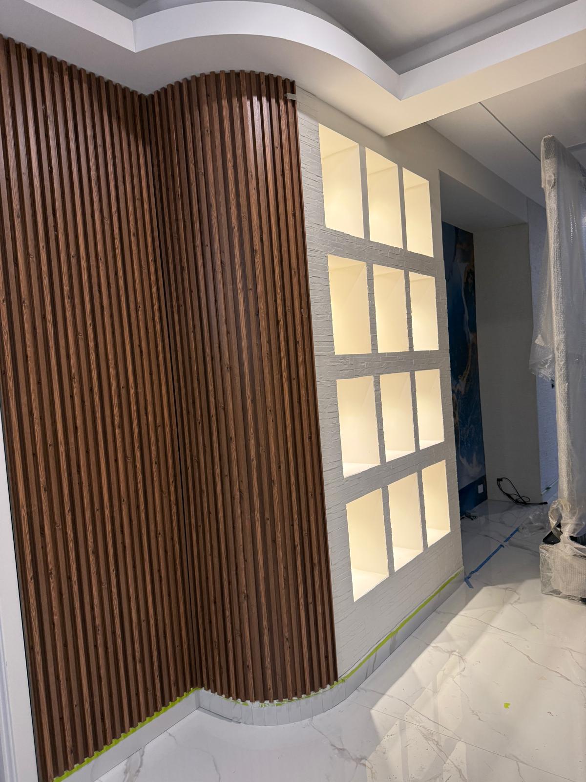 PVC cladding installation